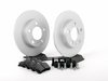 ES#2784860 - 1J0698014KT1 -  Rear Brake Service Kit (232x9) - Featuring Meyle rotors and ECS EP24 Enthusiast Performance pads - Assembled By ECS - Audi Volkswagen