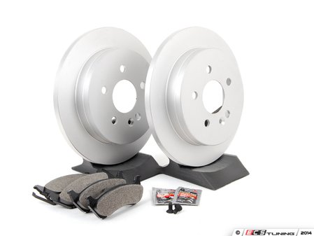 ES#2762549 - 1634200420KT1 - Rear Brake Service Kit - Featuring Meyle Rotors And Pagid Pads - Assembled By ECS - Mercedes Benz