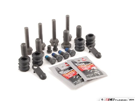 ES#2627391 - 34111118948KT4 - Front Pad And Rotor Installation Kit - Includes everything to install new front brakes. - Assembled By ECS - BMW