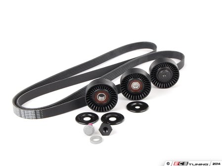 ES#2784709 - 99610215166KT - Serpentine Belt Kit - Accessory belt with rollers - Genuine Porsche - Porsche