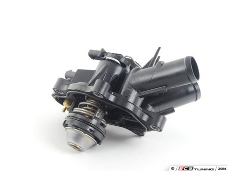 ES#4904700 - 2712000000 - Thermostat Assembly With Switch - Engine Coolant Thermostat - Water Inlet Assembly - Genuine Mercedes Benz - Mercedes Benz