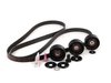 ES#2784710 - 99610215166KT1 - Serpentine Belt Kit - Accessory belt with rollers - Includes Loctite 592 for a complete job - Assembled By ECS - Porsche