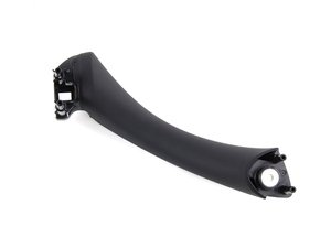 ES#255215 - 51417230850 - door pull - right - Black, Fits front or rear door - Genuine BMW - BMW
