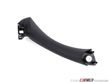 ES#255215 - 51417230850 - door pull - right - Black, Fits front or rear door - Genuine BMW - BMW