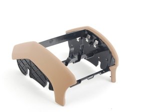 ES#2080132 - 51169173166 - Center Console Cover - Rear - Saddle Brown - Genuine BMW - BMW