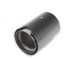 ES#2784356 - 18302358110 - Carbon Fiber M Performance Exhaust Tips - priced each  - Add the finishing touches to your M performance exhaust - Genuine BMW M Performance - BMW