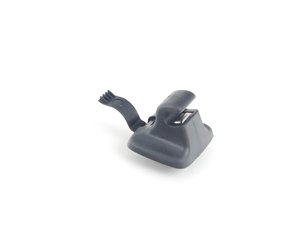 ES#1071480 - 1K0857561B82V - Titanium Black Sun Visor Clip - Priced Each - Keep your sun visor in place with this new clip - Genuine Volkswagen Audi - Volkswagen