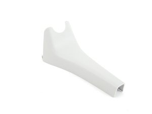 ES#462176 - 8T0857593Z62 - Rear View Mirror Trim Cover - Star Silver - Upper trim piece that covers wiring running up the windshield to the headliner - Genuine Volkswagen Audi - Audi