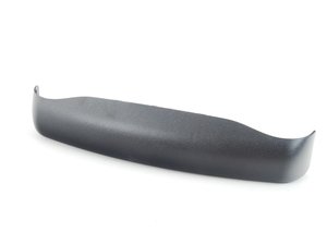 ES#1487960 - 9965213170001C - Seat Track Cover - Satin Black - Black trim piece that hides the seat track and control units. Fits left or right side. - Genuine Porsche - Porsche