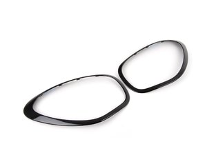 ES#4501012 - 51139812899KT1 - Headlight Trim Rings Black Line - Set R60 MINI Countryman / R61 MINI Paceman  - Upgrade to the black rings, part of black line - Bremmen Parts - MINI