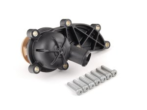 ES#2762587 - 06E121111Gkt2 - Thermostat Replacement Kit - Maintain proper operating temperature with a new thermostat, housing and hardware - Genuine Volkswagen Audi - Audi