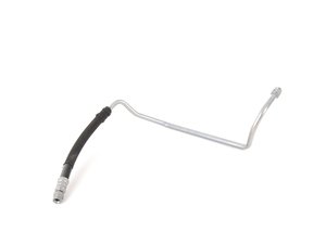 ES#436779 - 8E0317822Q - Automatic Transmission Cooling Line - return - Intermediate hose connects the radiator hoses to the transmission inlets hoses - Genuine Volkswagen Audi - Audi