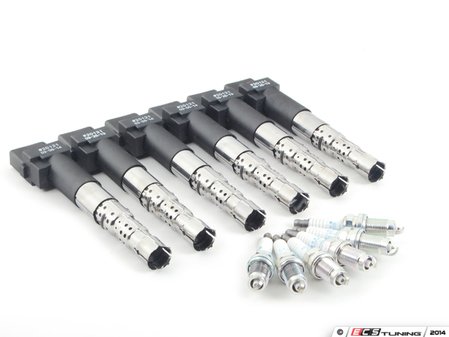ES#2785159 - 022998715CKT2 -  Ignition Service Kit - Includes six NGK spark plugs and Eldor coil packs - Assembled By ECS - Volkswagen