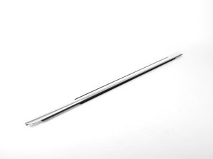 ES#2181963 - 8K0853284J2ZZ - Lower Front Window Moulding - Right - Chrome - Chrome trim piece for the front window - Genuine Volkswagen Audi - Audi