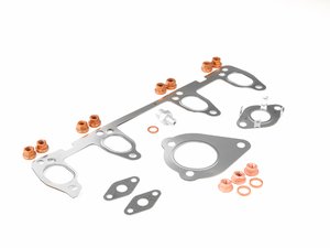 ES#2730512 - 03G253014RKT - Complete Turbocharger Installation Kit - Hardware and gaskets used for turbocharger installation - Assembled By ECS - Volkswagen
