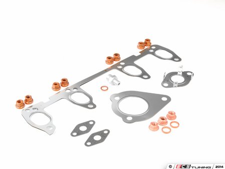 ES#2730512 - 03G253014RKT - Complete Turbocharger Installation Kit - Hardware and gaskets used for turbocharger installation - Assembled By ECS - Volkswagen