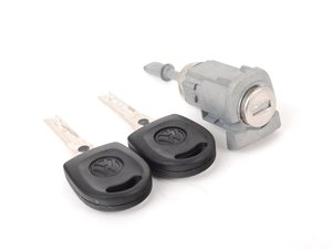 ES#324911 - 1U0837167A - Lock Cylinder - With Keys - Driver's door lock cylinder. - Genuine Volkswagen Audi - Volkswagen