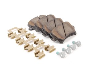 ES#316421 - 1K0698451L - Rear Brake Pad Set - Composite pads that are a great solution for your daily driver. - Genuine Volkswagen Audi - Volkswagen