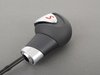 ES#48052 - 25167546065 - Automatic Transmission Shift Knob - Leather - "S" on selector hoof button - Genuine MINI - MINI