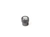 ES#2159822 - 36122182347 - Black Jack Logo Valve Stem Caps Set - Priced As Set - (NO LONGER AVAILABLE) - Get the union jack look in grey/ black color scheme ( Black Cap ) - Genuine MINI - 