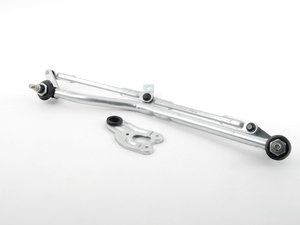 ES#2776589 - 61617071693 - Wiper Linkage - Aluminum wiper linkage, nuts, and rubber dampeners - without wiper motor - Vaico - BMW