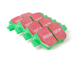 ES#2777170 - dp22075 -  Rear GreenStuff Performance Brake Pad Set - Designed as a mildly upgraded pad, great for an afternoon of sporty driving. - EBC - Audi Volkswagen