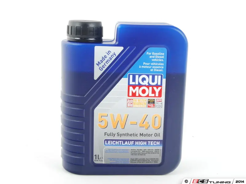 Motoröl Set 5W-40 Liqui Moly Mit MANN Filter - 5 Liter
