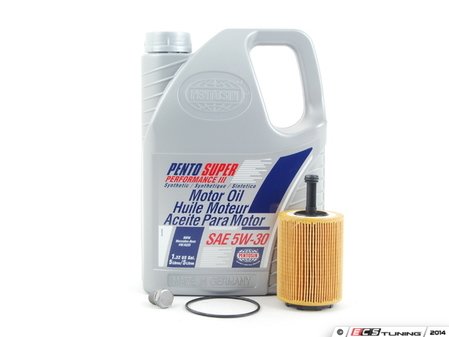ES#2785122 - MK5TDIOILKT3 - Oil Service Kit - Includes oil filter and Pentosin 5w-30 oil - Assembled By ECS - Volkswagen