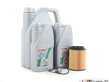 ES#1909 - MK4VR612V3KKT - Pento High II Oil Service Kit (5w-40) - Includes Hengst oil filter and Pentosin A40 Spec oil - Assembled By ECS - Audi Volkswagen Porsche