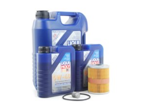 ES#2785099 - VR612VOILKKT - Oil Service Kit - Includes Mahle oil filter and Liqui Moly 5w-40 oil - Assembled By ECS - Volkswagen