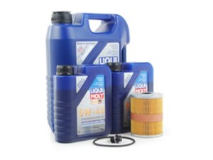 ES#2785100 - VR612VOILKKT1 - Oil Service Kit - With ECS Magnetic Drain Plug - Includes Mahle oil filter and Liqui Moly 5w-40 oil - Assembled By ECS - Volkswagen