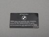 ES#79113 - 51142121174 - 8-LABEL - Genuine BMW - BMW