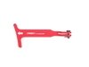 ES#2748841 - 4200ECS01A-03 - Billet Aluminum Hood Pull Release Rod - Red Anodized - Billet aluminum hood release replacement for plastic OEM hood pull - ECS - Volkswagen