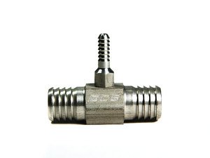 ES#7574 - 06f198010slv - 2.0T Billet Boost Tap Kit - Silver - Designed specifically for the 2.0T engine, comes with needed hardware - ECS - 