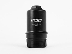 ES#3106648 - 005887ecs01KT - Billet Aluminum Oil Filter Housing - Black Anodized - Ditch the easily broken/stripped plastic oil filter housing for a durable billet upgrade - ECS - Audi
