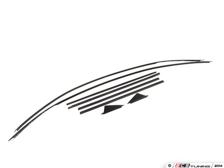 ES#2526461 - B7 BLKTRMKIT - Black Exterior Trim Kit - (NO LONGER AVAILABLE) - Add some unique style to your Audi with this black exterior trim kit - Genuine Volkswagen Audi - 