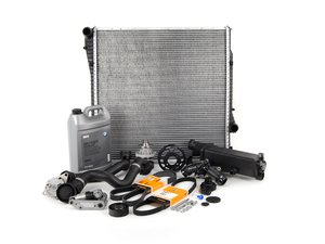 ES#2739568 - ECSE531711-10 - ECS Cooling System Refresh Kit - Level 3 - The ultimate cooling refresh kit - with aftermarket components, featuring an ECS Aluminum Pulley and a GEBA water pump - Assembled By ECS - BMW