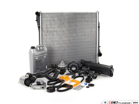 ES#2739571 - ECSE531711-13 - ECS Cooling System Refresh Kit - Level 3 - The ultimate cooling refresh kit - with aftermarket components, featuring an ECS Aluminum Pulley and a GEBA water pump - Assembled By ECS - BMW