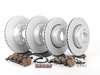 ES#2781274 - 34116750267KT1 - Front And Rear Brake Service Kit - Featuring Meyle coated rotors and ECS DD23 Daily Driver ceramic pads - Assembled By ECS - BMW