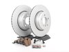 ES#2781285 - 34216765889kt2 - Rear Brake Service Kit - Featuring Meyle coated rotors and ECS DD23 Daily Driver ceramic pads - Assembled By ECS - BMW