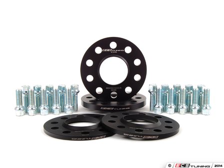 ES#2678093 - 002411ECS01AKT -  Wheel Spacer Flush Fit Kit - Polished Bolts - Includes spacers & Polished bolts to obtain a flush look on your OE 19" 'Peeler' style wheels - ECS - Audi