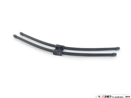 ES#4966 - 3397118925 -  Front Aero Wiper Blade Set - Clear up streaks & improve rainy day visibility - Bosch - Audi