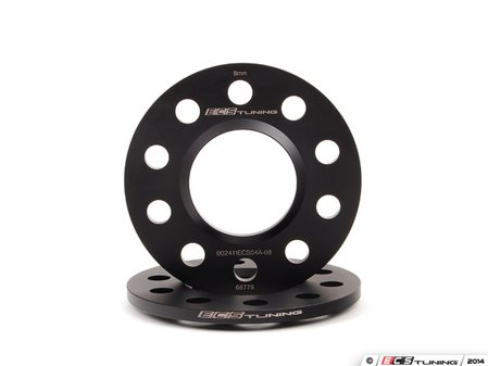 ES#2785217 - 002411ecs04a08KT - ECS Wheel Spacers - 8mm (Pair) - Add some flair to your Audi with our new wheel-centric spacers - ECS - Audi