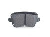 ES#2593607 - HB544Z628KT - Performance Ceramic Brake Pad Kit - Ceramic composite developed to meet low dust & noise requirements, includes front and rear pads - Hawk - Audi