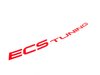 ES#2777473 - RD47X6WBAN - Vinyl Windshield Banner - Red - 6" x 47" window sticker - Show some love for your favorite tuning company - ECS - Audi BMW Volkswagen Mercedes Benz MINI Porsche