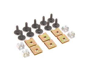 ES#2776904 - N90775001KT8 -  Belly Pan Installation Hardware Kit - Includes 10 clips and screws - Genuine Volkswagen Audi - Volkswagen