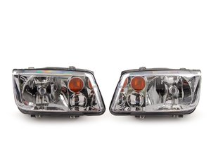 ES#2562275 - 1J5941017BJKT - OE Headlight Set - Without fog lights, with amber turn signal lenses - TYC - Volkswagen