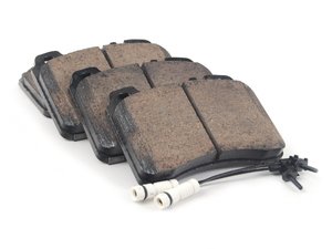 ES#2731723 - 0054200220 - Front Euro Ceramic Brake Pad Set - Does not include new brake pad wear sensors - Akebono - Mercedes Benz
