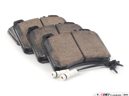 ES#2731723 - 0054200220 - Front Euro Ceramic Brake Pad Set - Does not include new brake pad wear sensors - Akebono - Mercedes Benz