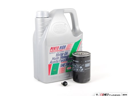 ES#2784866 - PLSOIL6KT -  Oil Service Kit - With ECS Magnetic Drain Plug - Includes standard Mann oil filter and Pentosin 5w-40 oil - Assembled By ECS - Volkswagen